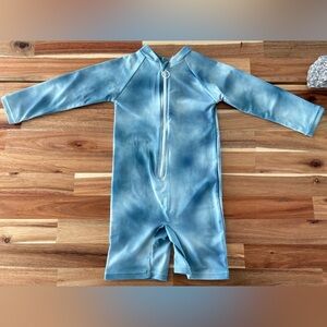 Current Tyed Tie-Dye Long Sleeve Swimsuit 3T